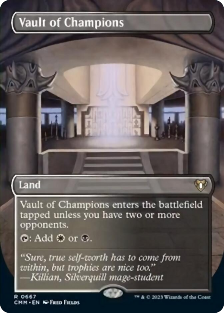 Vault of Champions (Borderless Alternate Art) [Commander Masters] | Gear Gaming Fayetteville