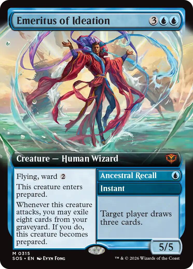 Emeritus of Ideation (Extended Art) [Secrets of Strixhaven] | Gear Gaming Fayetteville