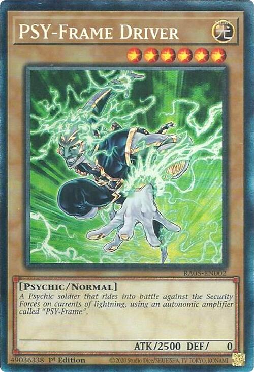 PSY-Frame Driver (Collector's Rare) [RA05-EN002] Collector's Rare | Gear Gaming Fayetteville