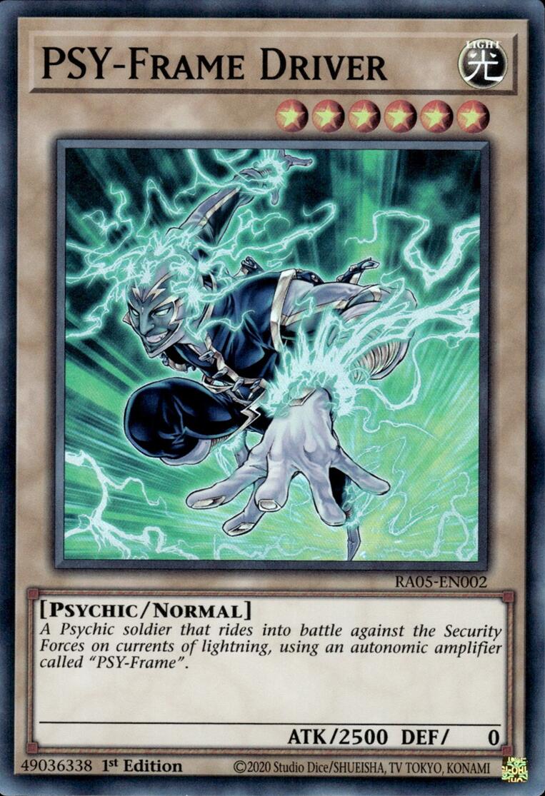PSY-Frame Driver [RA05-EN002] Super Rare | Gear Gaming Fayetteville