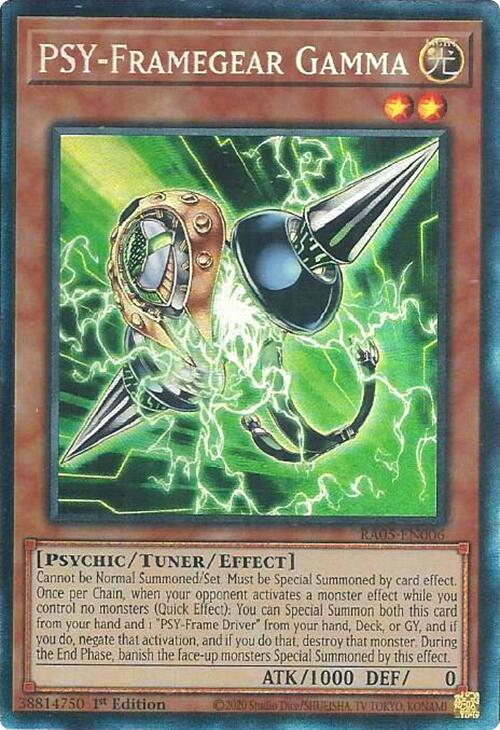 PSY-Framegear Gamma (Collector's Rare) [RA05-EN006] Collector's Rare | Gear Gaming Fayetteville