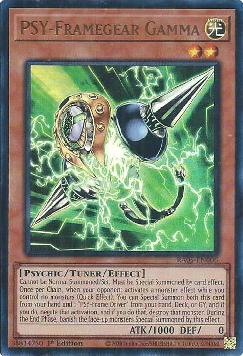 PSY-Framegear Gamma (Ultra Rare) [RA05-EN006] Ultra Rare | Gear Gaming Fayetteville