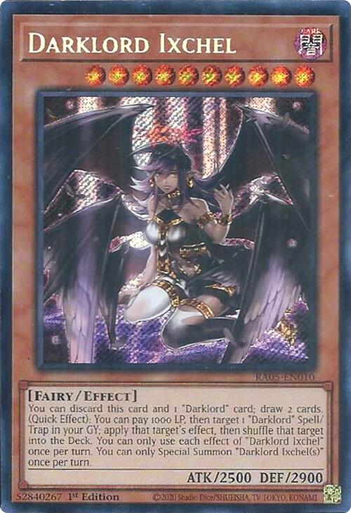 Darklord Ixchel (Secret Rare) [RA05-EN010] Secret Rare | Gear Gaming Fayetteville