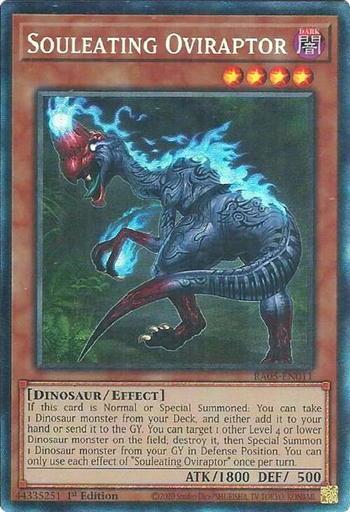 Souleating Oviraptor (Collector's Rare) [RA05-EN011] Collector's Rare | Gear Gaming Fayetteville