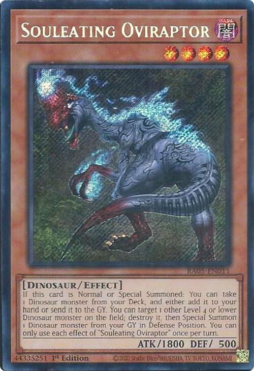 Souleating Oviraptor (Secret Rare) [RA05-EN011] Secret Rare | Gear Gaming Fayetteville