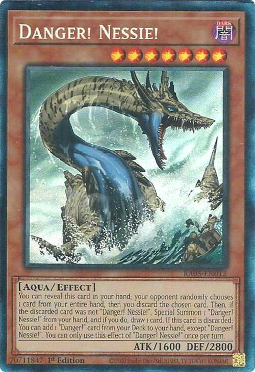 Danger! Nessie! (Collector's Rare) [RA05-EN012] Collector's Rare | Gear Gaming Fayetteville