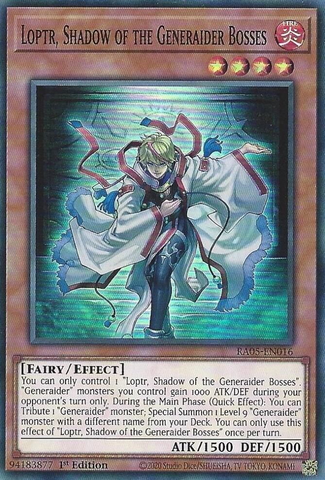 Loptr, Shadow of the Generaider Bosses [RA05-EN016] Super Rare | Gear Gaming Fayetteville