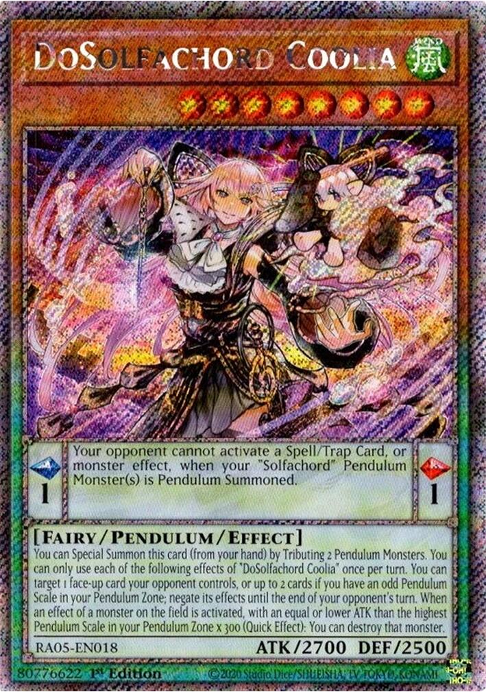 DoSolfachord Coolia (Platinum Secret Rare) [RA05-EN018] Platinum Secret Rare | Gear Gaming Fayetteville