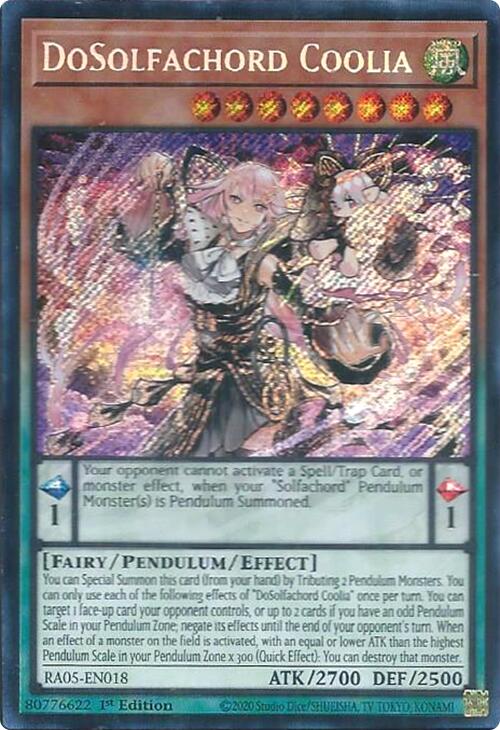 DoSolfachord Coolia (Secret Rare) [RA05-EN018] Secret Rare | Gear Gaming Fayetteville