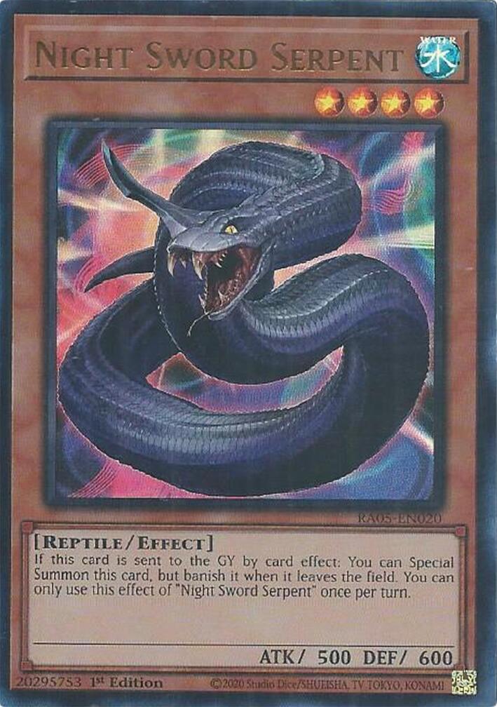 Night Sword Serpent (Ultra Rare) [RA05-EN020] Ultra Rare | Gear Gaming Fayetteville