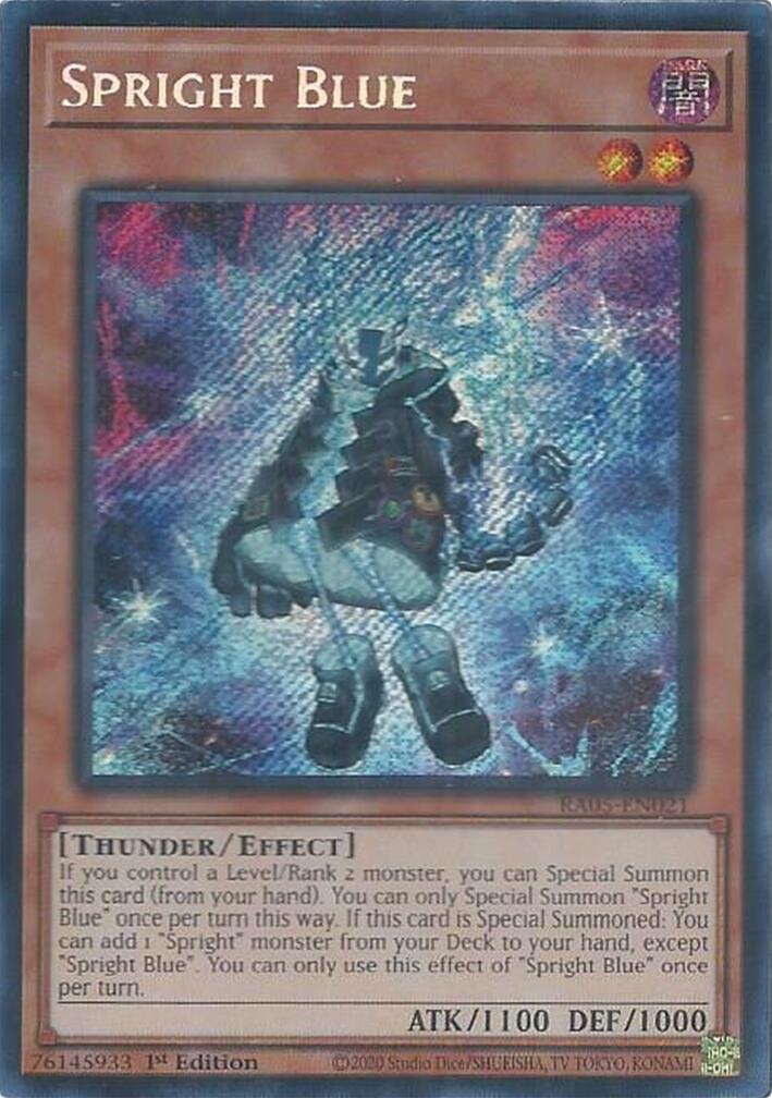 Spright Blue (Secret Rare) [RA05-EN021] Secret Rare | Gear Gaming Fayetteville