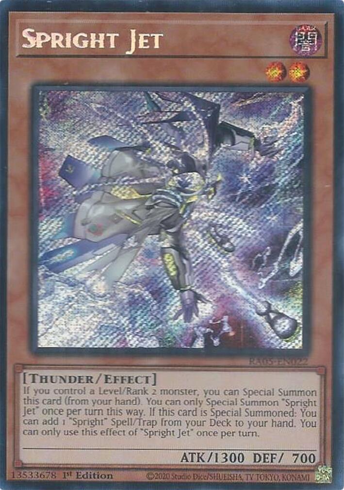 Spright Jet (Secret Rare) [RA05-EN022] Secret Rare | Gear Gaming Fayetteville