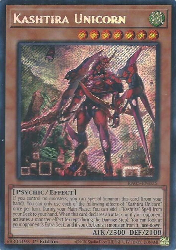 Kashtira Unicorn (Secret Rare) [RA05-EN025] Secret Rare | Gear Gaming Fayetteville
