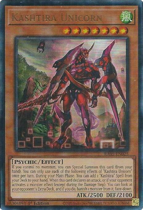 Kashtira Unicorn (Ultimate Rare) [RA05-EN025] Ultimate Rare | Gear Gaming Fayetteville