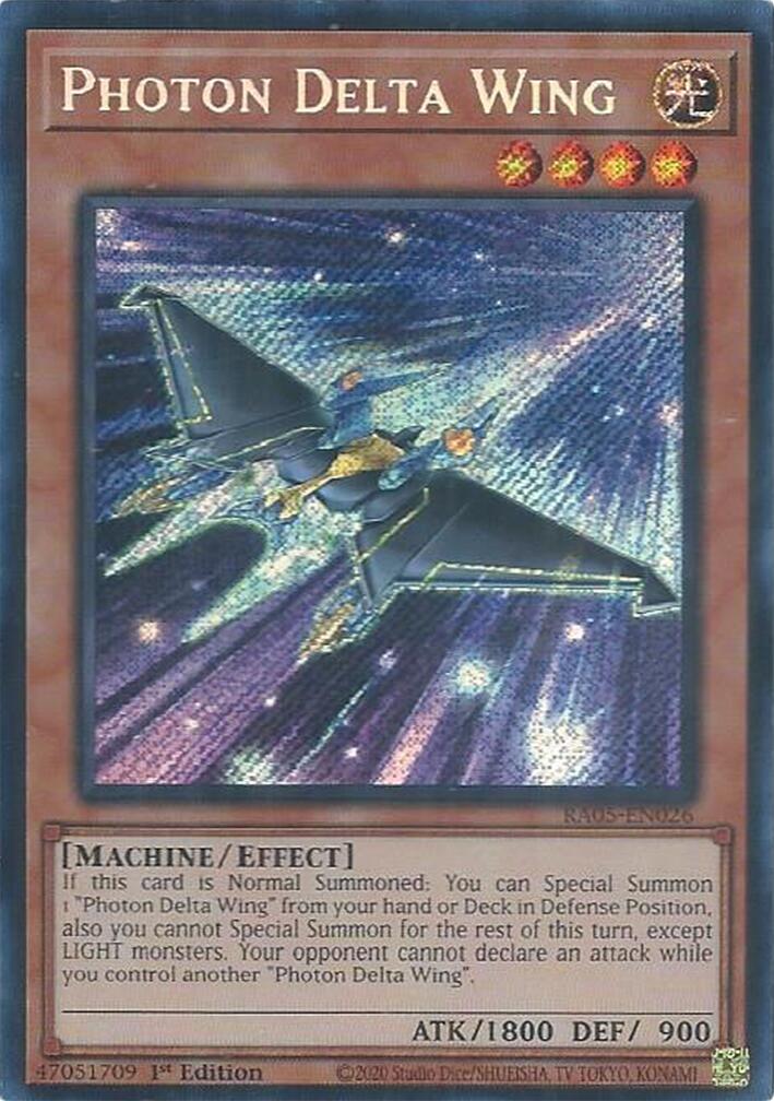 Photon Delta Wing (Secret Rare) [RA05-EN026] Secret Rare | Gear Gaming Fayetteville