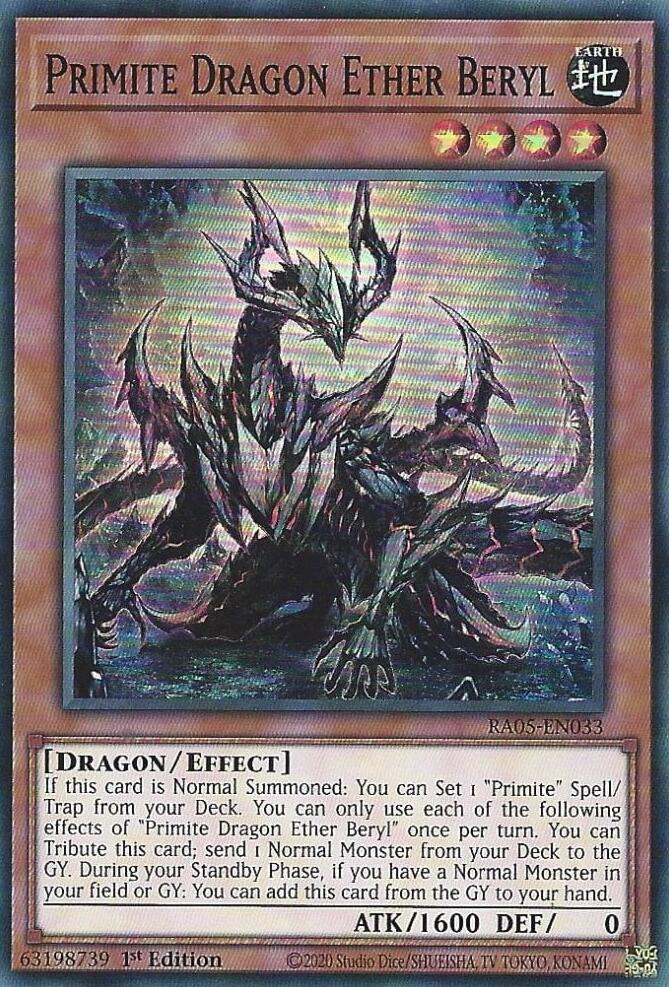 Primite Dragon Ether Beryl [RA05-EN033] Super Rare | Gear Gaming Fayetteville