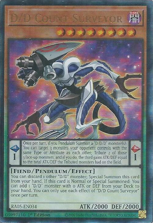 D/D Count Surveyor (Ultimate Rare) [RA05-EN034] Ultimate Rare | Gear Gaming Fayetteville