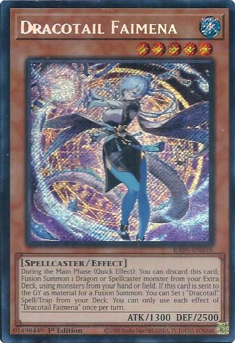 Dracotail Faimena (Secret Rare) [RA05-EN035] Secret Rare | Gear Gaming Fayetteville