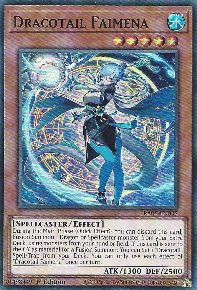 Dracotail Faimena [RA05-EN035] Super Rare | Gear Gaming Fayetteville