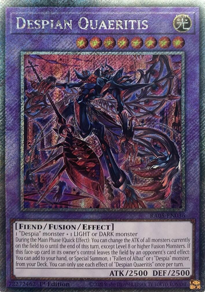 Despian Quaeritis (Platinum Secret Rare) [RA05-EN036] Platinum Secret Rare | Gear Gaming Fayetteville