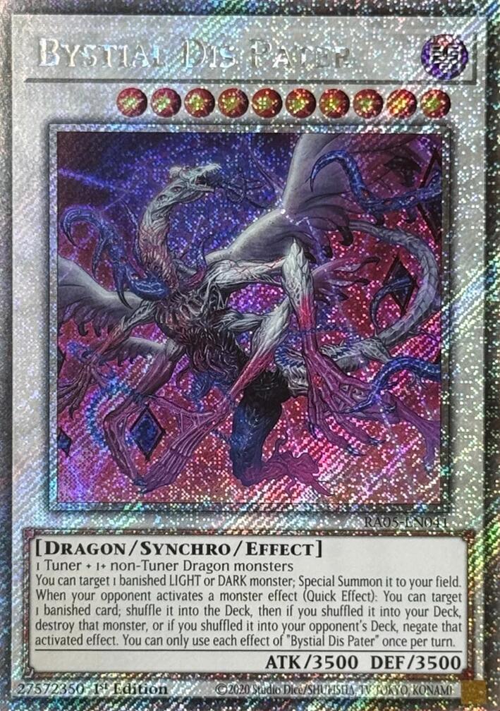 Bystial Dis Pater (Platinum Secret Rare) [RA05-EN041] Platinum Secret Rare | Gear Gaming Fayetteville