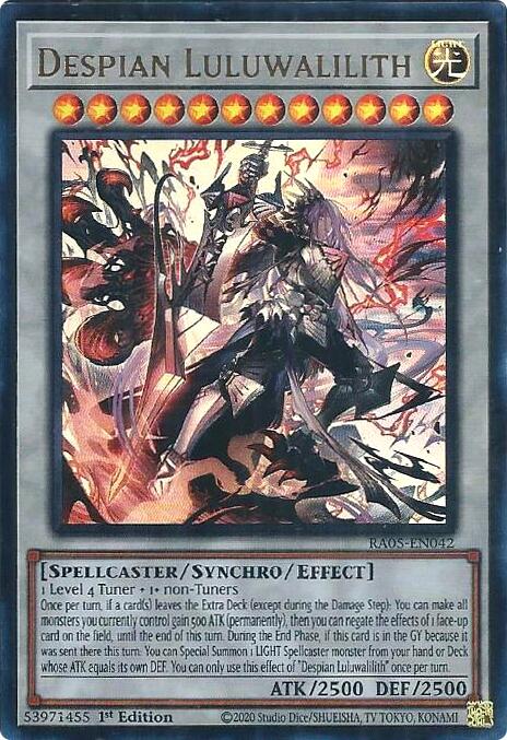 Despian Luluwalilith (Ultra Rare) [RA05-EN042] Ultra Rare | Gear Gaming Fayetteville