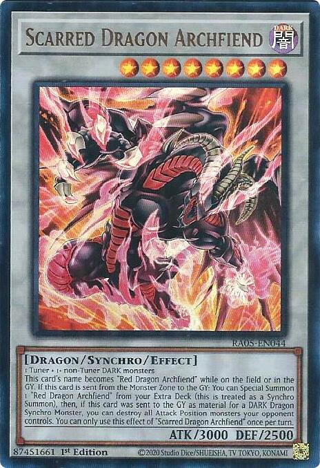 Scarred Dragon Archfiend (Ultra Rare) [RA05-EN044] Ultra Rare | Gear Gaming Fayetteville
