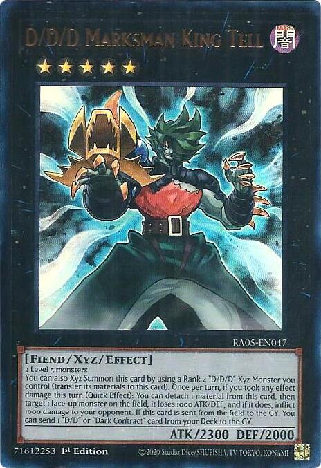 D/D/D Marksman King Tell (Ultra Rare) [RA05-EN047] Ultra Rare | Gear Gaming Fayetteville