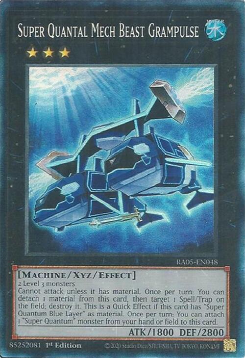 Super Quantal Mech Beast Grampulse (Collector's Rare) [RA05-EN048] Collector's Rare | Gear Gaming Fayetteville