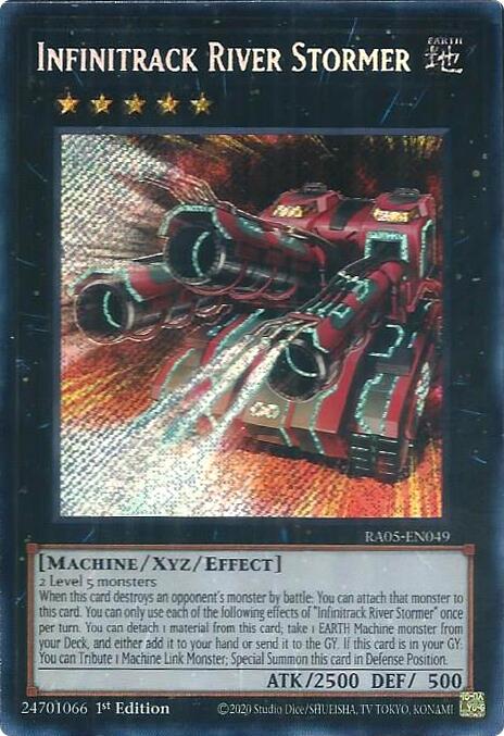 Infinitrack River Stormer (Secret Rare) [RA05-EN049] Secret Rare | Gear Gaming Fayetteville