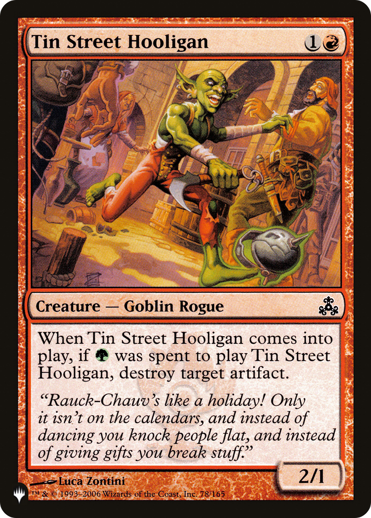 Tin Street Hooligan [The List] | Gear Gaming Fayetteville