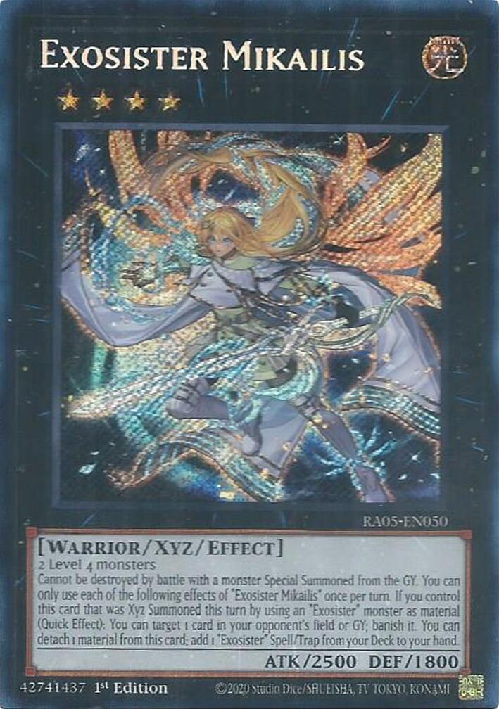 Exosister Mikailis (Secret Rare) [RA05-EN050] Secret Rare | Gear Gaming Fayetteville