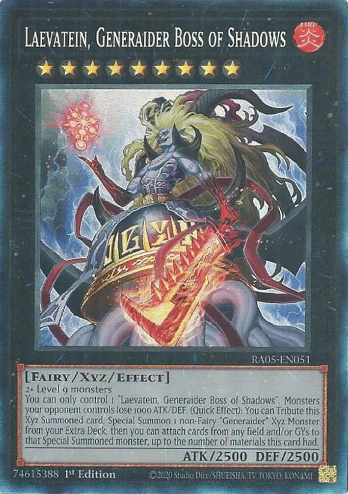 Laevatein, Generaider Boss of Shadows (Collector's Rare) [RA05-EN051] Collector's Rare | Gear Gaming Fayetteville