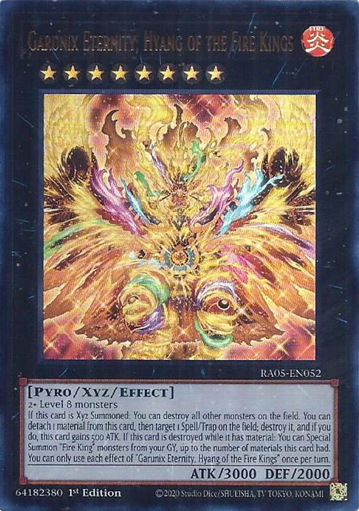 Garunix Eternity, Hyang of the Fire Kings (Ultra Rare) [RA05-EN052] Ultra Rare | Gear Gaming Fayetteville