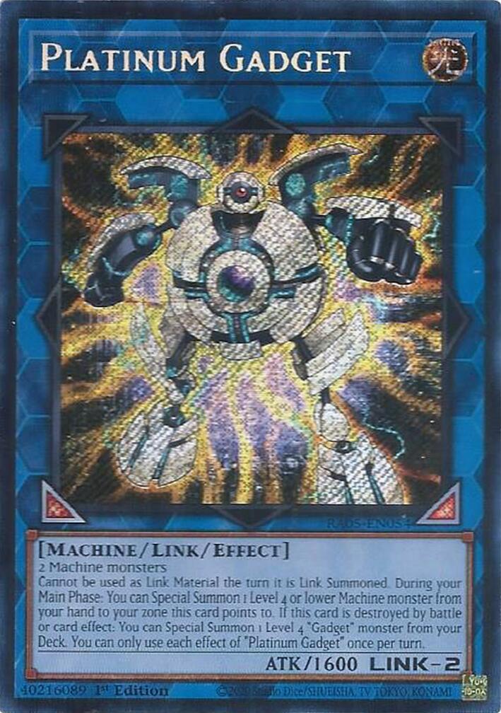 Platinum Gadget (Secret Rare) [RA05-EN054] Secret Rare | Gear Gaming Fayetteville