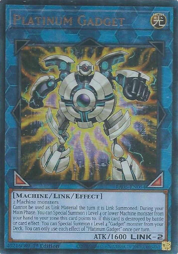 Platinum Gadget (Ultimate Rare) [RA05-EN054] Ultimate Rare | Gear Gaming Fayetteville