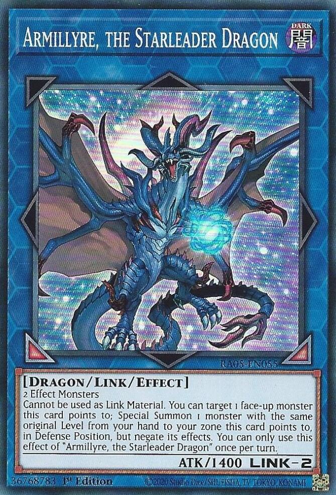 Armillyre, the Starleader Dragon [RA05-EN055] Super Rare | Gear Gaming Fayetteville