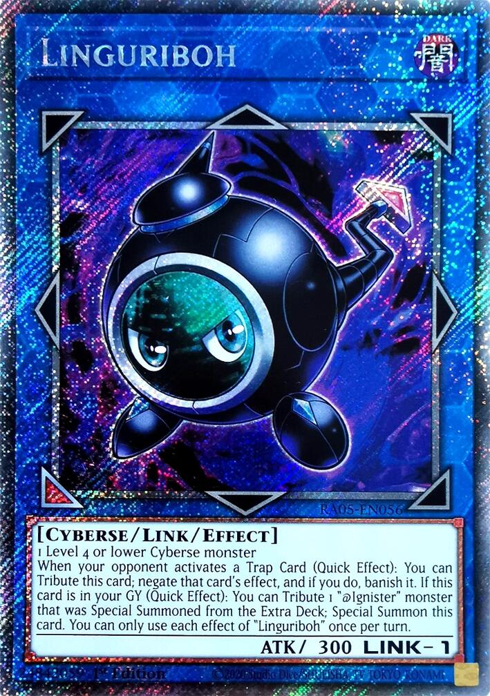 Linguriboh (Platinum Secret Rare) [RA05-EN056] Platinum Secret Rare | Gear Gaming Fayetteville