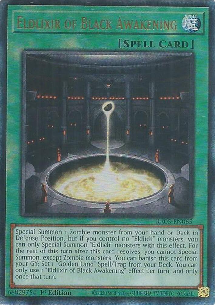 Eldlixir of Black Awakening (Ultimate Rare) [RA05-EN065] Ultimate Rare | Gear Gaming Fayetteville