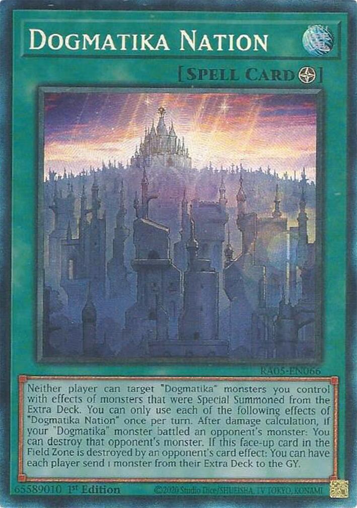 Dogmatika Nation (Collector's Rare) [RA05-EN066] Collector's Rare | Gear Gaming Fayetteville