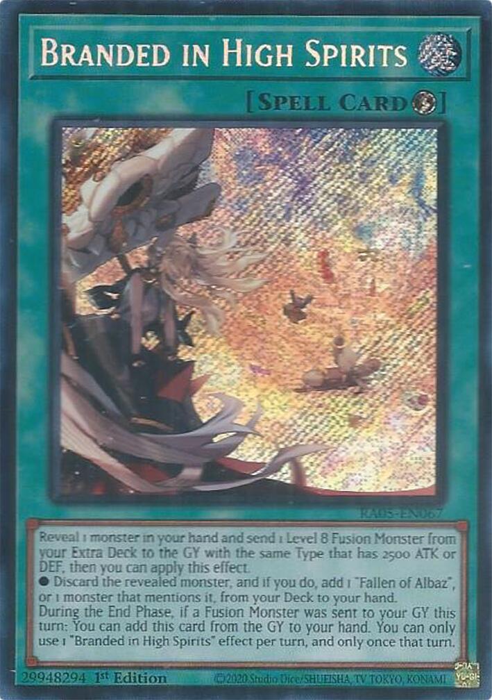 Branded in High Spirits (Secret Rare) [RA05-EN067] Secret Rare | Gear Gaming Fayetteville