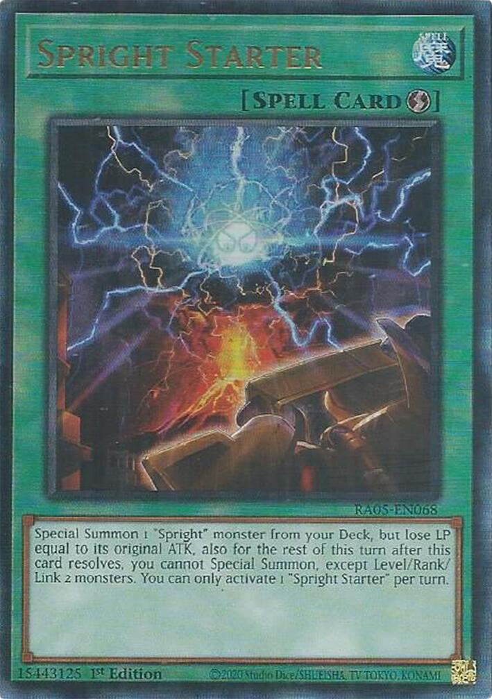 Spright Starter (Ultimate Rare) [RA05-EN068] Ultimate Rare | Gear Gaming Fayetteville