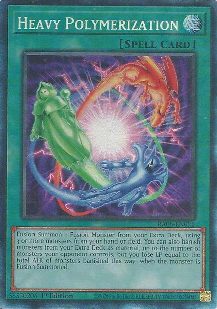 Heavy Polymerization (Collector's Rare) [RA05-EN071] Collector's Rare | Gear Gaming Fayetteville