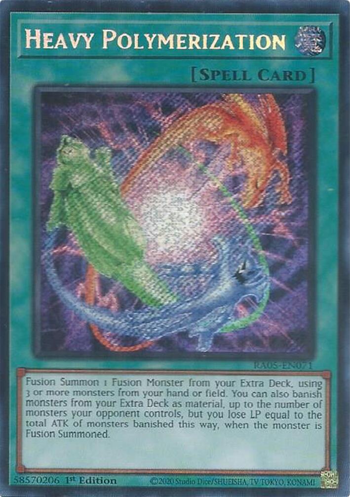 Heavy Polymerization (Secret Rare) [RA05-EN071] Secret Rare | Gear Gaming Fayetteville