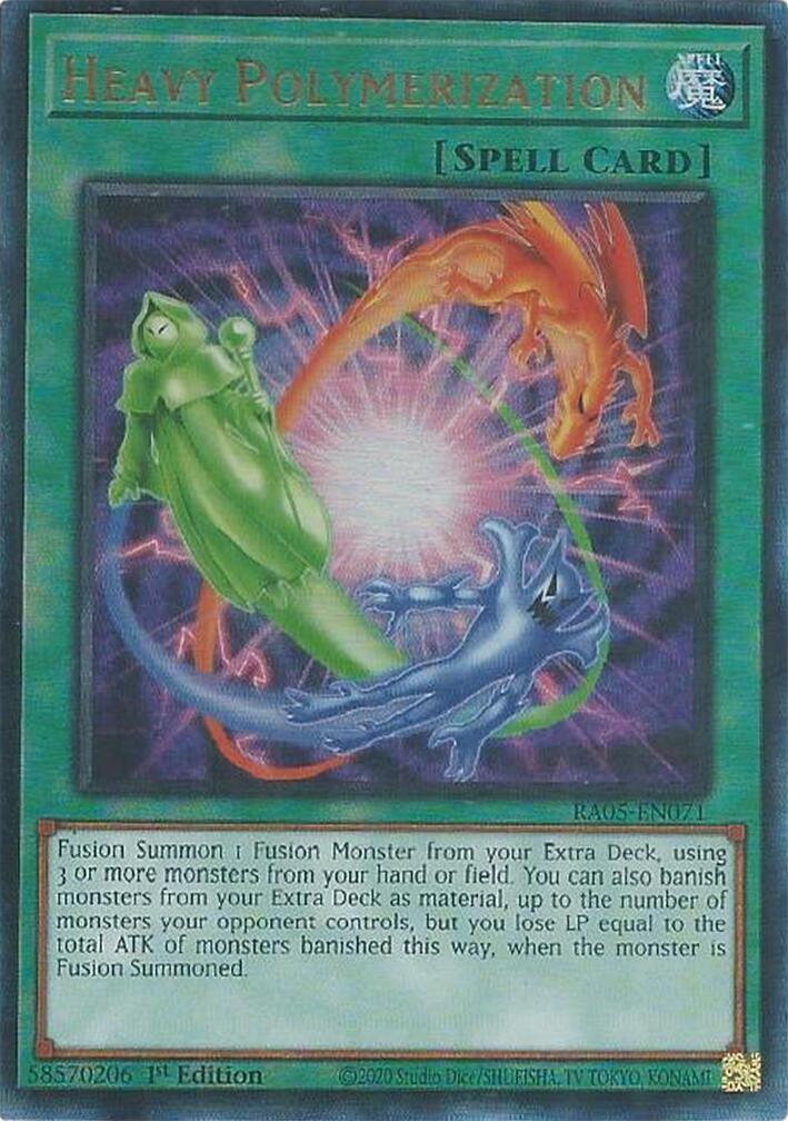 Heavy Polymerization (Ultimate Rare) [RA05-EN071] Ultimate Rare | Gear Gaming Fayetteville