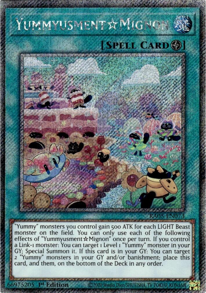 YummyusmentAcroquey (Platinum Secret Rare) [RA05-EN073] Platinum Secret Rare | Gear Gaming Fayetteville
