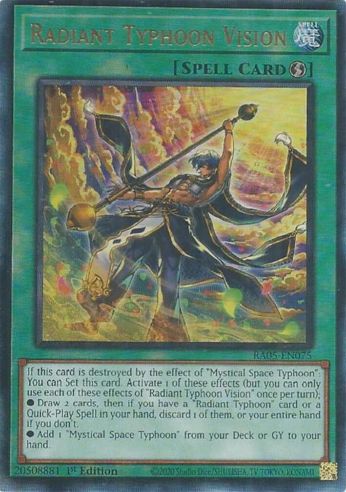 Radiant Typhoon Vision (Ultimate Rare) [RA05-EN075] Ultimate Rare | Gear Gaming Fayetteville