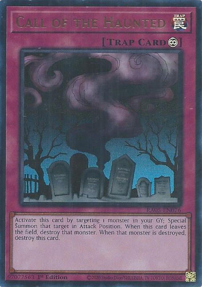 Call of the Haunted (Ultra Rare) [RA05-EN076] Ultra Rare | Gear Gaming Fayetteville