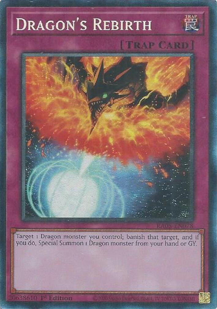 Dragon's Rebirth (Collector's Rare) [RA05-EN078] Collector's Rare | Gear Gaming Fayetteville