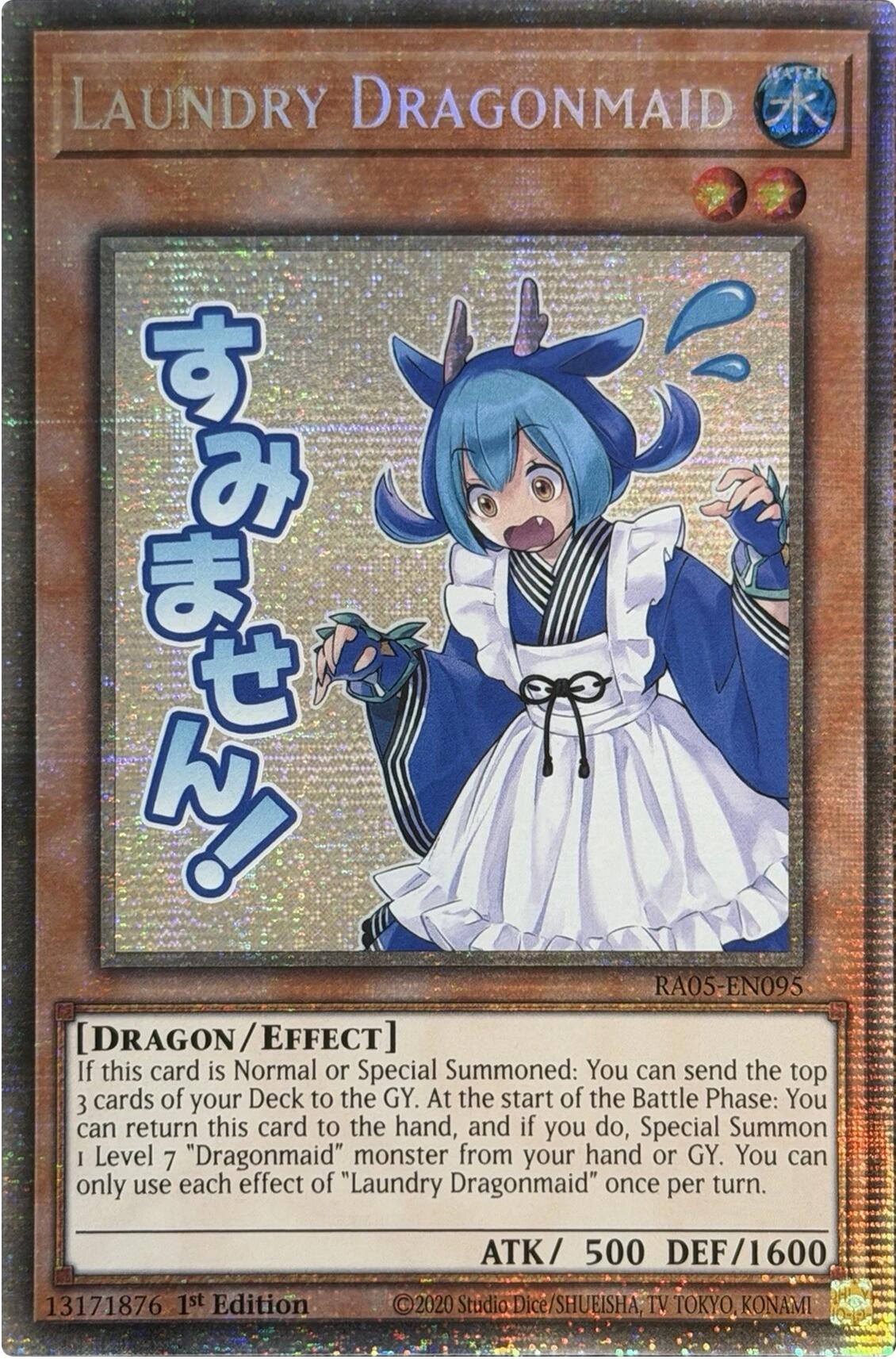 Laundry Dragonmaid (Starlight Rare) [RA05-EN095] Starlight Rare | Gear Gaming Fayetteville